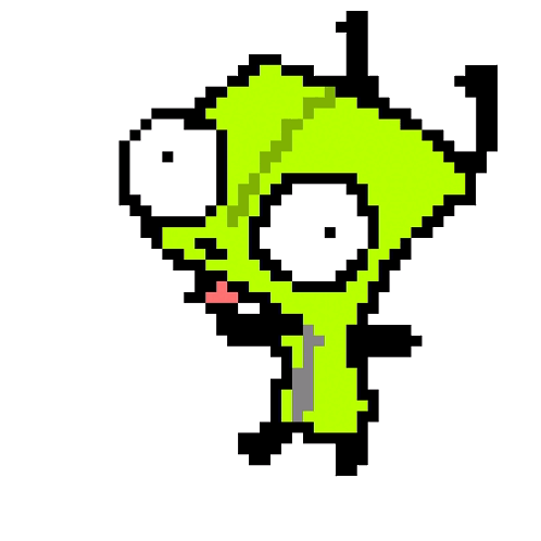 Gir from invader zim dancing